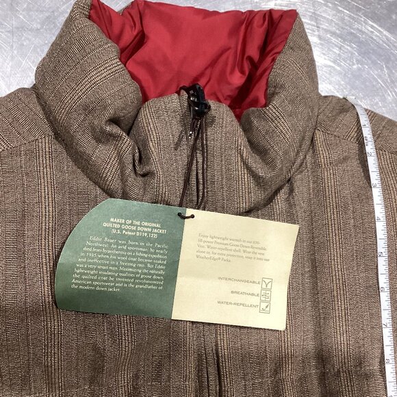 New Eddie Bauer Goose Down Reversible Vest - Picture 2 of 8